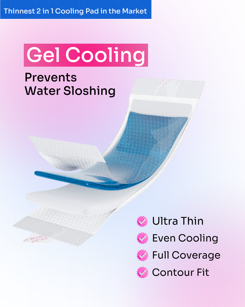 Ultra-Thin 2-in-1 Postpartum Ice Pads | Pack of 8