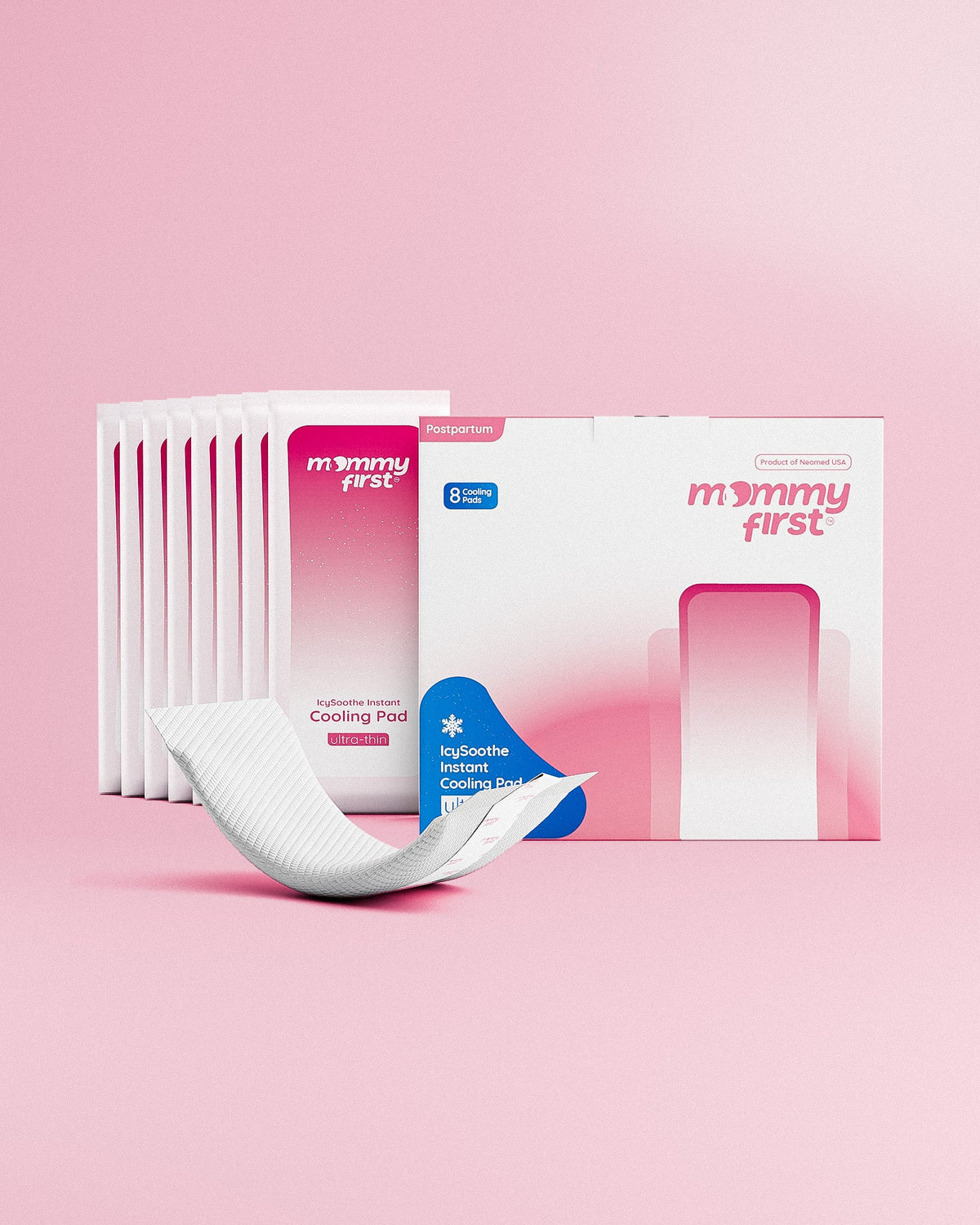 Ultra-Thin 2-in-1 Postpartum Ice Pads | Pack of 8